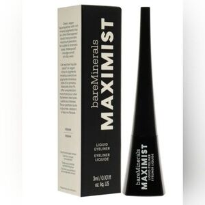 bareMinerals MAXIMIST Liquid Eyeliner - maximum black NEW IN BOX full size